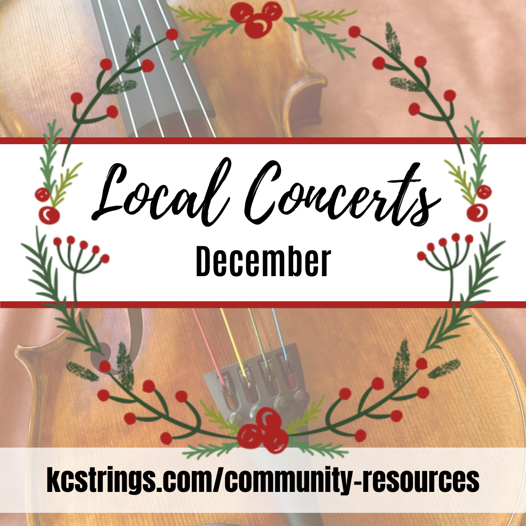 Local String Concerts - December 2022 – K.C. Strings